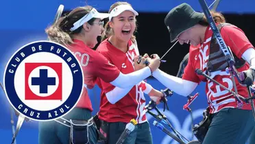 Alejandra Valencia, Ángela Ruiz y Ana Paula Vázquez tras ganar el bronce en París 2024 (Fuente: CNN)