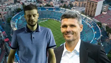 Anselmi y el Tano Ortiz en el Estadio Azul/La Máquina Celeste