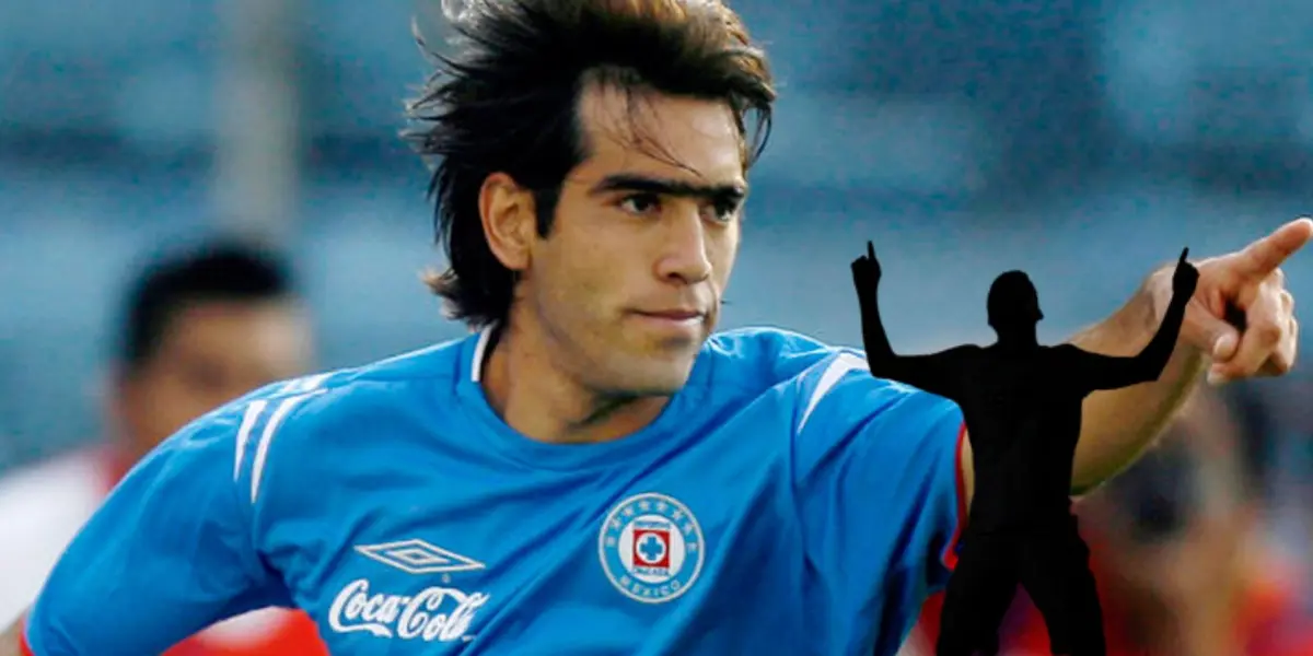 César Delgado durante su etapa como futbolista de Cruz Azul
