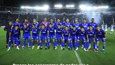 Cruz Azul en alineación del Clausura del 2024