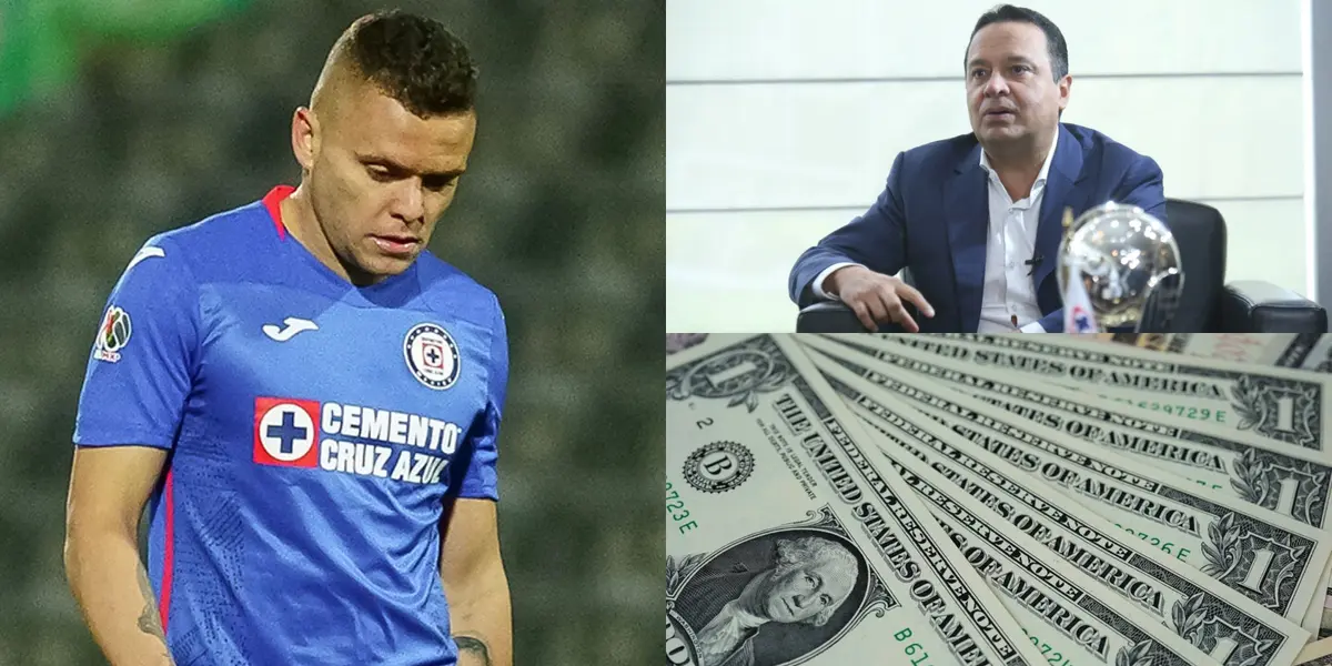 Cruz Azul no le quiso subir el sueldo a Cabecita Rodríguez pero ahora quieren soltar millones por un jugador 