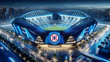 Diseño del nuevo estadio de Cruz Azul (Fuente: Revista Merca)
