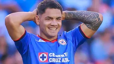 Gabriel Fernández en Cruz Azul (Fuente: Bolavip)