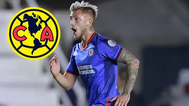 Gonzalo Piovi en Cruz Azul (Fuente: El Universal)