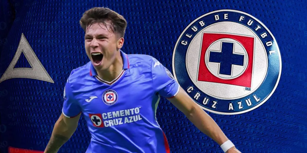 Huescas de fondo la jersey de Cruz Azul/La Máquina Celeste