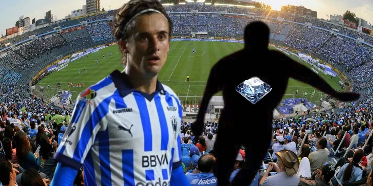 Jordi Cortizo junto a un jugador oculto en el Azul/La Máquina Celeste