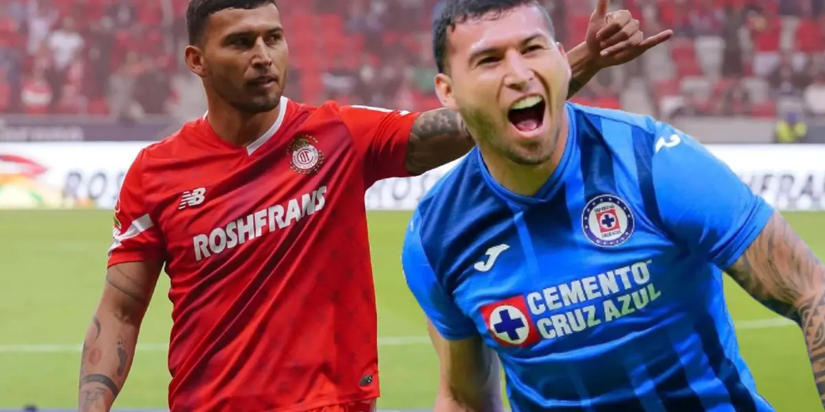 Juan Escobar en Toluca y Cruz Azul/ Foto: ESPN 