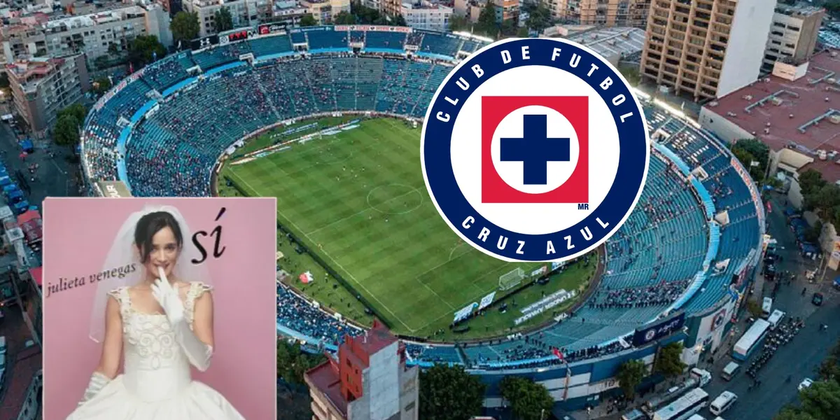 Julieta Venegas, su disco, escudo de Cruz Azul y el Estadio de los Deportes/La Máquina Celeste