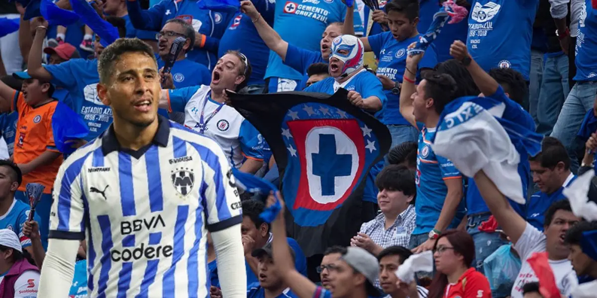 Luis Romo con la afición de Cruz Azul/FOTO La Máquina Celeste