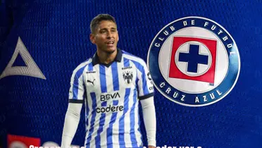 Luis Romo de fondo la jersey de Cruz Azul/La Máquina Celeste