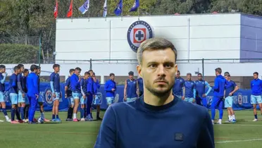 Martín Anselmi en los entrenamientos de Cruz Azul (Fuente: ESPN)