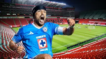 Nacho Rivero en la portada celebrando gol en el Estadio Caliente/La Máquina Celeste