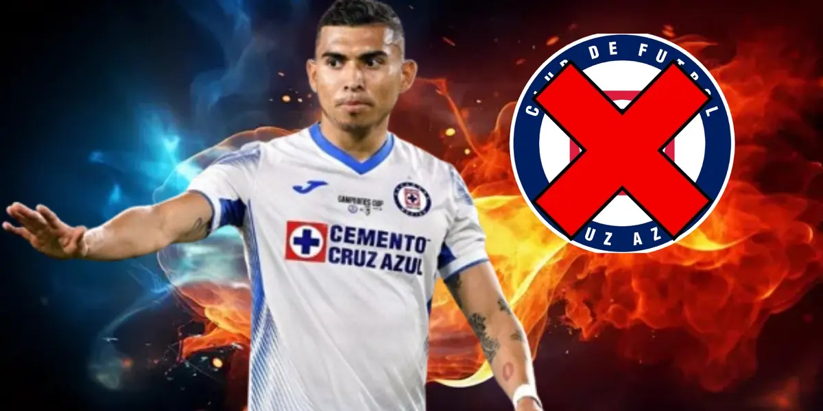 Orbelín Pineda en la portada con el logo de Cruz Azul tachado/La Máquina Celeste