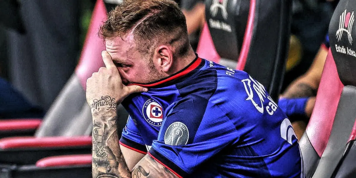 Rotondi llorando después de la final vs América/La Máquina Celeste