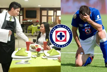 Uno de los jugadores que pintaba para ser grandes cosas en Cruz Azul fracasó y ahora atiende en un restaurante