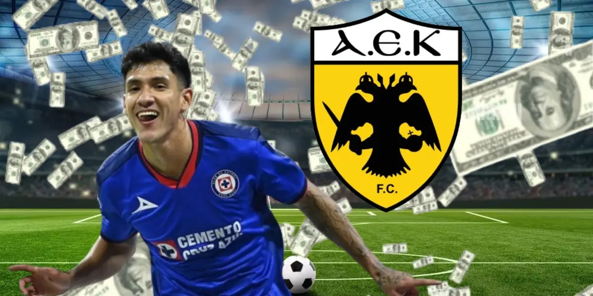 Uriel Antuna y el escudo del AEK de Atenas/La Máquina Celeste