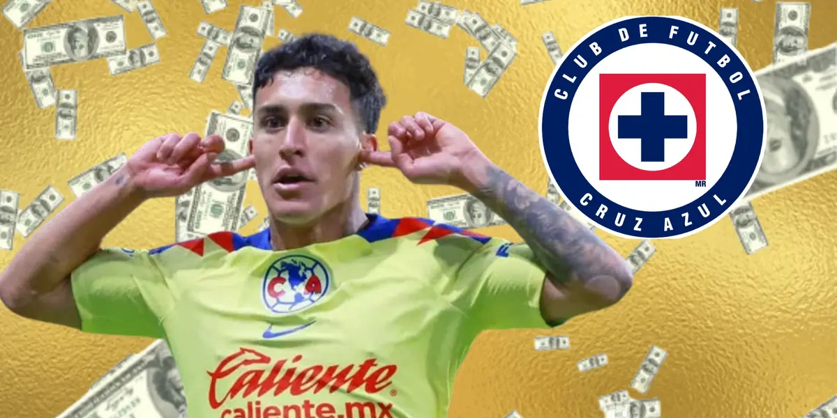 Ni que fuera Maxi Araujo, los millones que pide América para vender a Zendejas al Cruz Azul