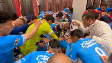 Cruz Azul previo a enfrentar a Chivas - Foto: Captura de pantalla