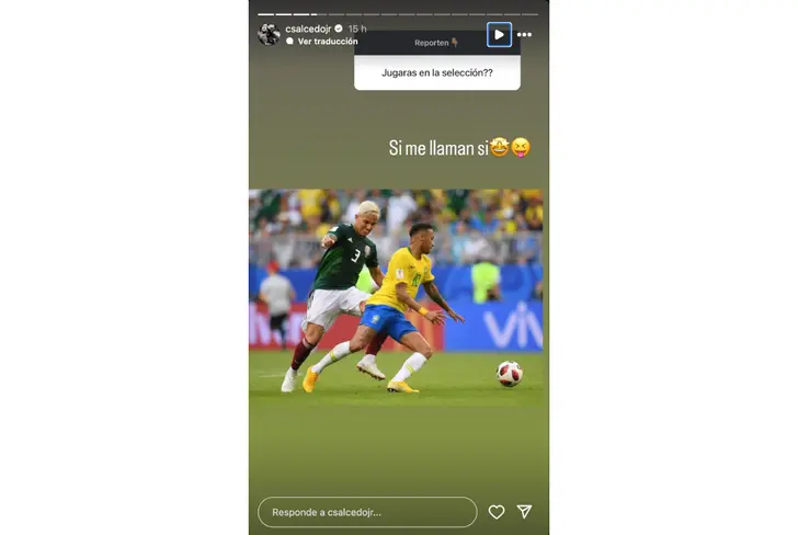 Instagram de Carlos Salcedo