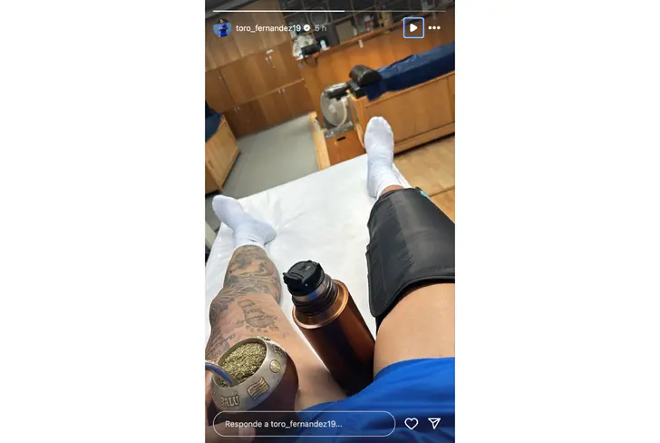 Toro Fernández mostrando su recuperación