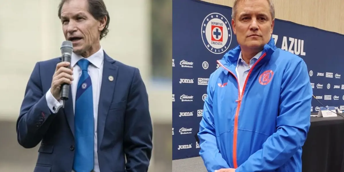 Al parecer el entrenador y director deportivo de Cruz Azul no tienen buena relación.