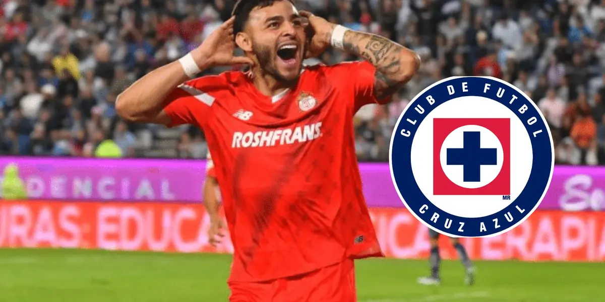 Alexis Vega y el escudo de Cruz Azul/La Máquina Celeste