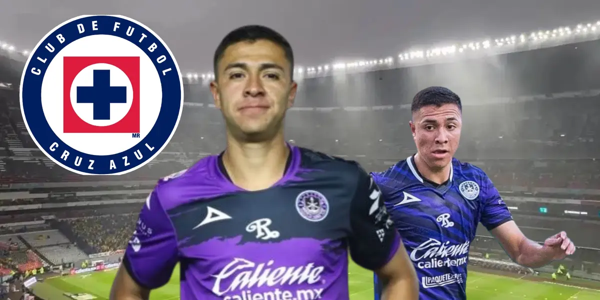 Andrés Montaño, y el escudo de Cruz Azul/La Máquina Celeste