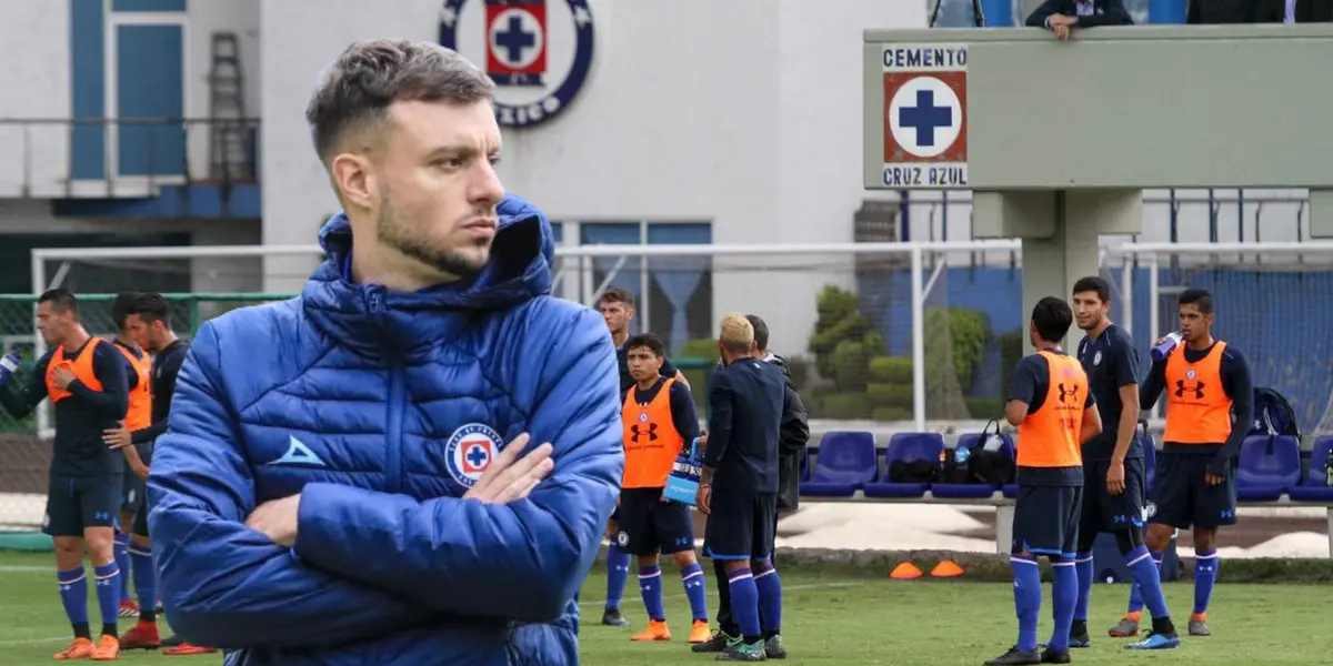 Anselmi entrenando en La Noria/La Máquina Celeste