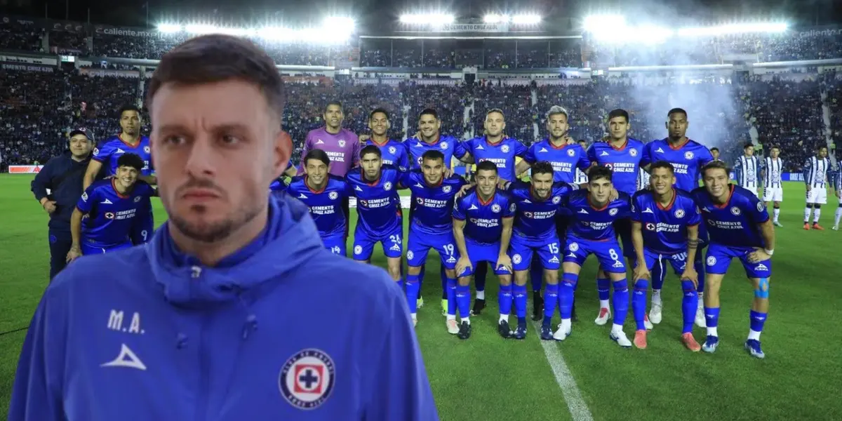 Anselmi y el equipo de Cruz Azul/FOTO La Máquina Celeste