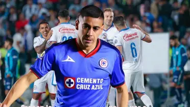 Cándido en la portada y Cruz Azul celebrando gol de fondo