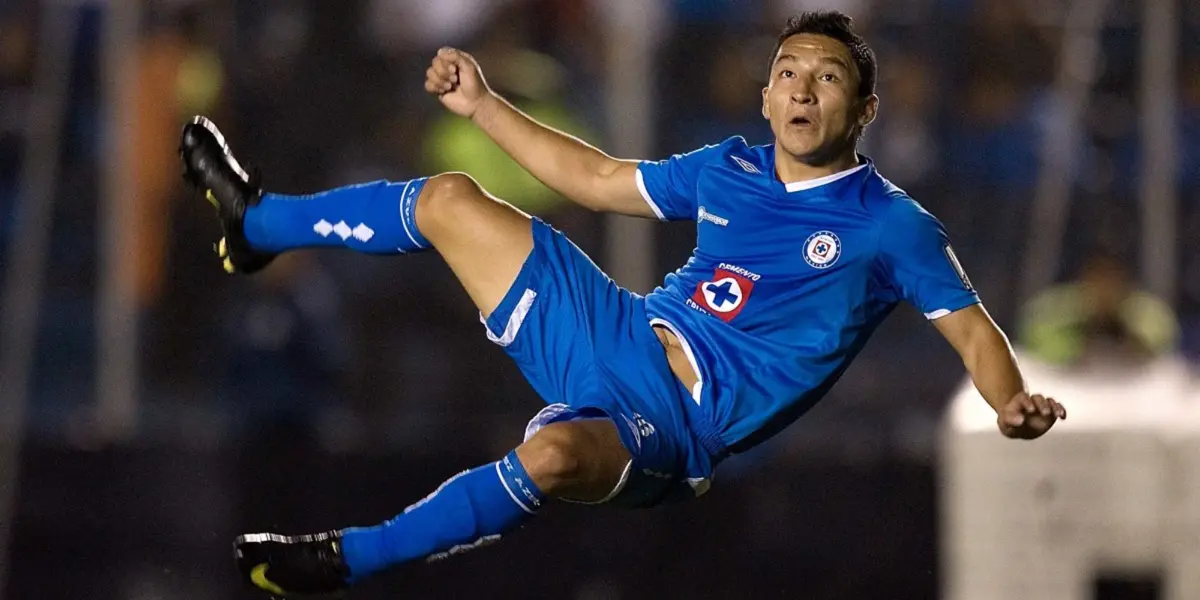 César Villaluz en Cruz Azul (Fuente: Milenio)