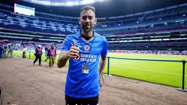 Chelito Delgado en el Estadio Azteca/FOTO Claro Sports