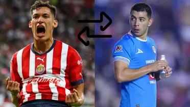 Chivas buscó a un jugador celeste pero no el que le ofrecieron / Fotos: X