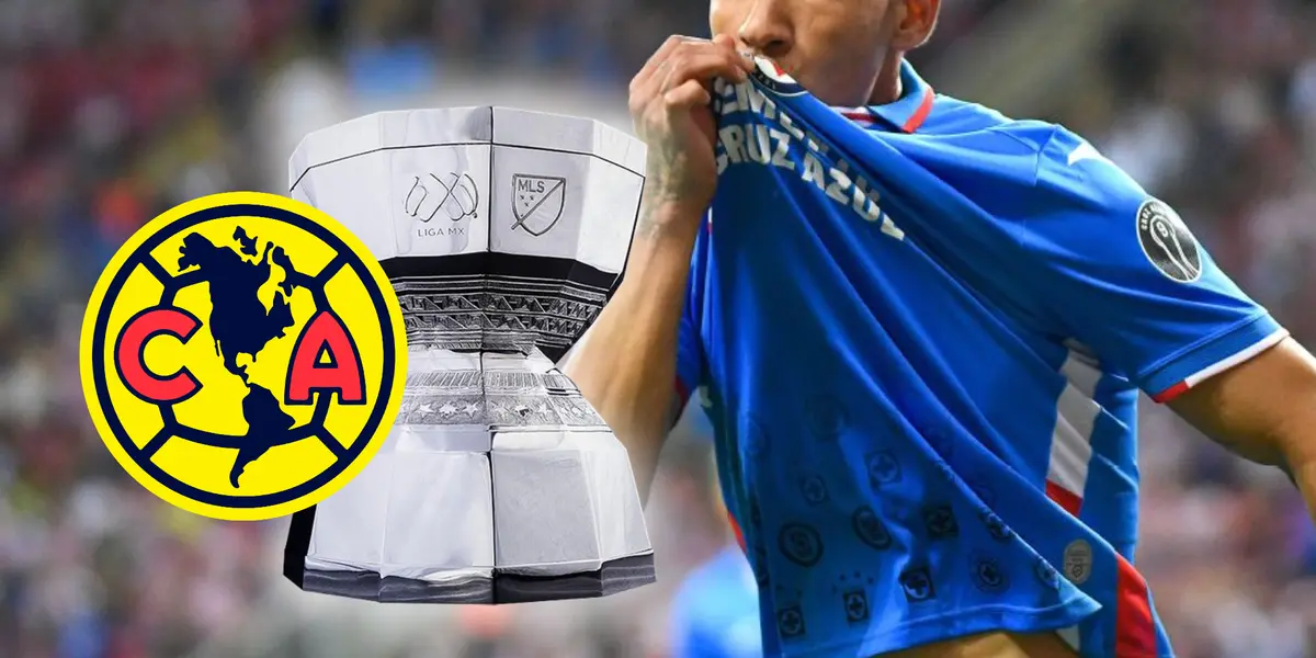 Cruz Azul y el trofeo de la Leagues Cup (Fuente: ESPN)