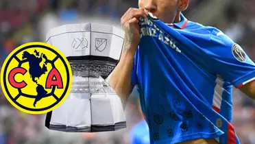 Cruz Azul y el trofeo de la Leagues Cup (Fuente: ESPN)