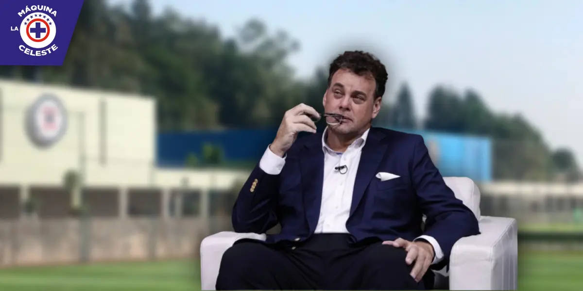 David Faitelson en Cruz Azul (Fuente: TUDN)