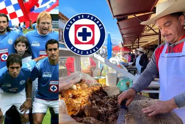 De futbolista profesional a vender tacos de carnitas por el Estadio Azteca.