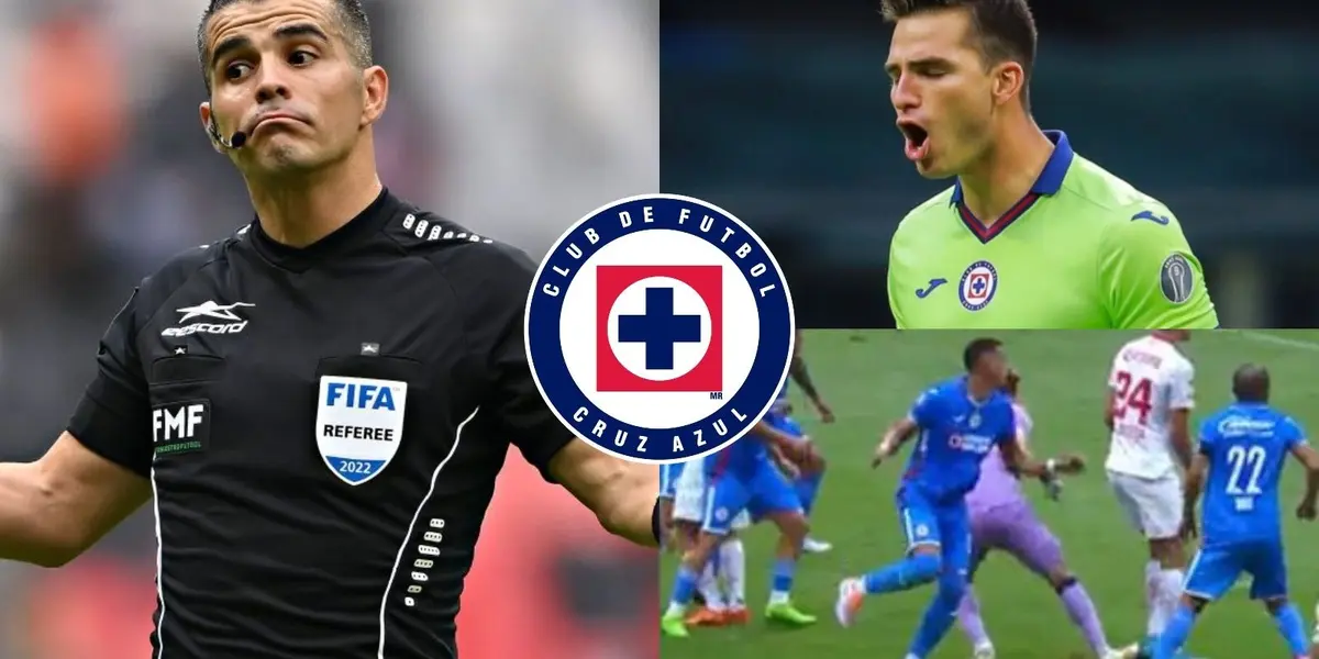 De no creerse el argumento que utilizó el referee del Cruz Azul vs Toluca del domingo pasado.