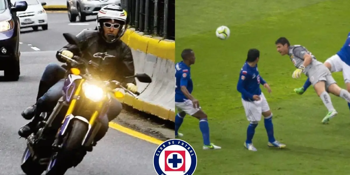 Dejó las canchas para ser motociclista, no es un jugador querido por la hinchada celeste.