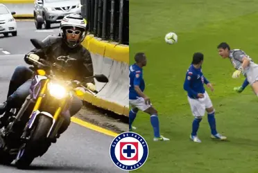 Dejó las canchas para ser motociclista, no es un jugador querido por la hinchada celeste.