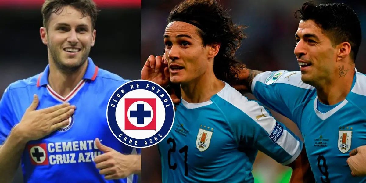 El delantero Santiago Giménez dejaría Cruz Azul para ir al Feyenoord y con ese dinero La Máquina iría por Luis Suárez y Edinson Cavani