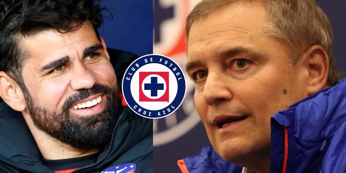 El entrenador el Cruz Azul, Diego Aguirre, topó el tema del nuevo refuerzo para el equipo ¿Llega Diego Costa?
 