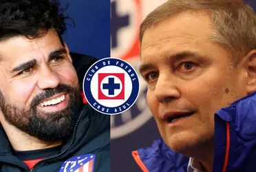 El entrenador el Cruz Azul, Diego Aguirre, topó el tema del nuevo refuerzo para el equipo ¿Llega Diego Costa?
 