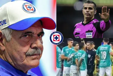 El estratega de La Máquina Celeste habló sobre el árbitro que agredió a un jugador del León.