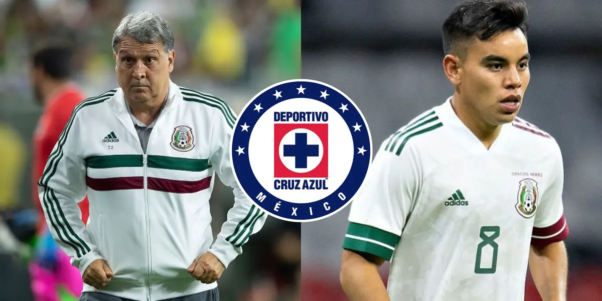 El mediocampista de Cruz Azul está asegurado en la Selección Mexicana