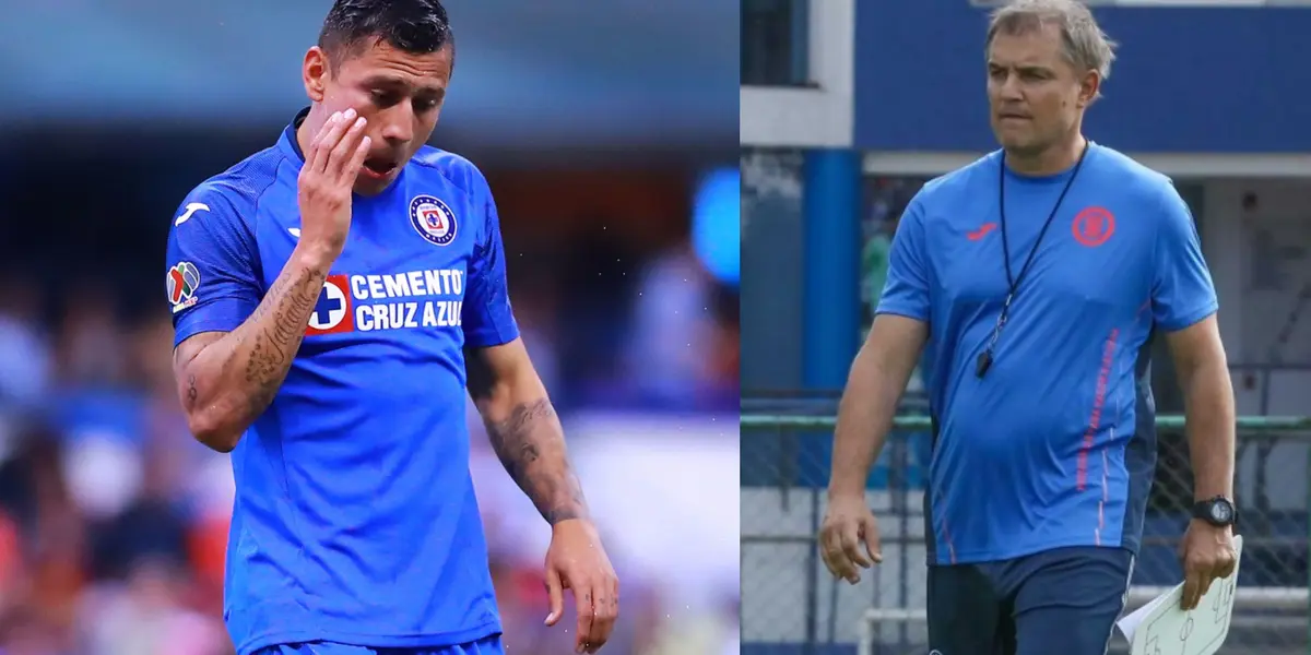 El técnico del Cruz Azul está cansado del bajo rendimiento del Cata Domínguez