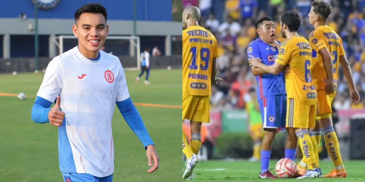 En el Cruz Azul vs Tigres Charly fue agredido por un rival  