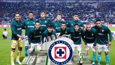 Equipo de León, logo de Cruz Azul/FOTO Fieramania y la Máquina Celeste