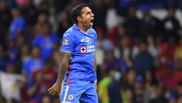 Escoboza anotó tres goles con la playera celeste / @CruzAzul