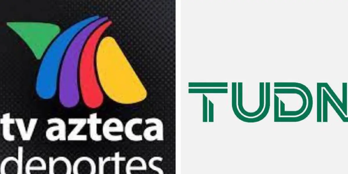 Escudos de TV Azteca Deportes y de TUDN